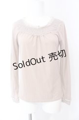 axes femme / パール配色インナープルオーバー M ピンク O-25-08-02-029-AX-TO-OW-OS