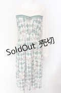axes femme POETIQUE / Alice Tea Partyワンピース M グリーン O-25-08-02-035-AX-OP-OW-OS