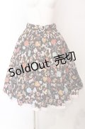 metamorphose / ビスケットサーキュラースカート  クロ O-25-08-02-004-ME-SK-OW-OS
