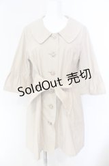 axes femme / レース配色五分袖ジャケット M ベージュ O-25-08-02-037-AX-JA-OW-OS