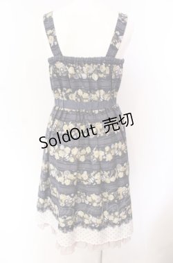 画像3: axes femme POETIQUE / バラ×マリンプリントワンピース M ネイビー O-25-08-02-041-AX-OP-OW-OS