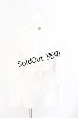 画像1: ATELIER BOZ / 新春福袋2017 レディースSP ショートパンツSet ブラウス単品  ホワイト O-25-08-02-052-EL-BL-OW-OS