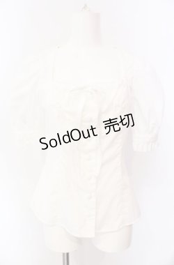 画像1: MIHO MATSUDA / ブラウス・メル M ホワイト O-25-08-02-054-GO-BL-IG-OS