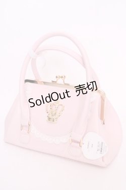 画像1: BABY,THE STARS SHINE BRIGHT / 王冠ガマ口BAG  ピンク O-25-08-02-1001-BA-BG-YM-OS