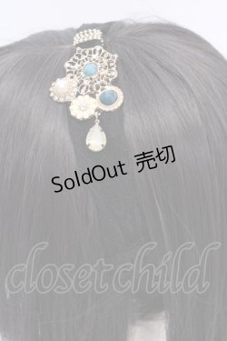 画像2: axes femme / レースビジューヘアバンド  クロ O-25-08-02-1035-AX-AC-IG-OS