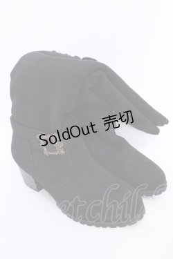 画像4: axes femme / バックルデザインロングブーツ M クロ O-25-08-02-1039-AX-SH-IG-OS