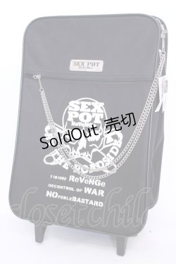 画像1: SEX POT ReVeNGe / キャリーケース  ブラック O-25-08-02-1042-SP-BG-IG-OS