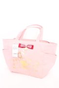 Maison de FLEUR / Bonbonribbon サイドポケットトートバッグ  ピンク O-25-08-02-1004-LO-BG-IG-OS