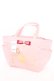 画像1: Maison de FLEUR / Bonbonribbon サイドポケットトートバッグ  ピンク O-25-08-02-1004-LO-BG-IG-OS (1)