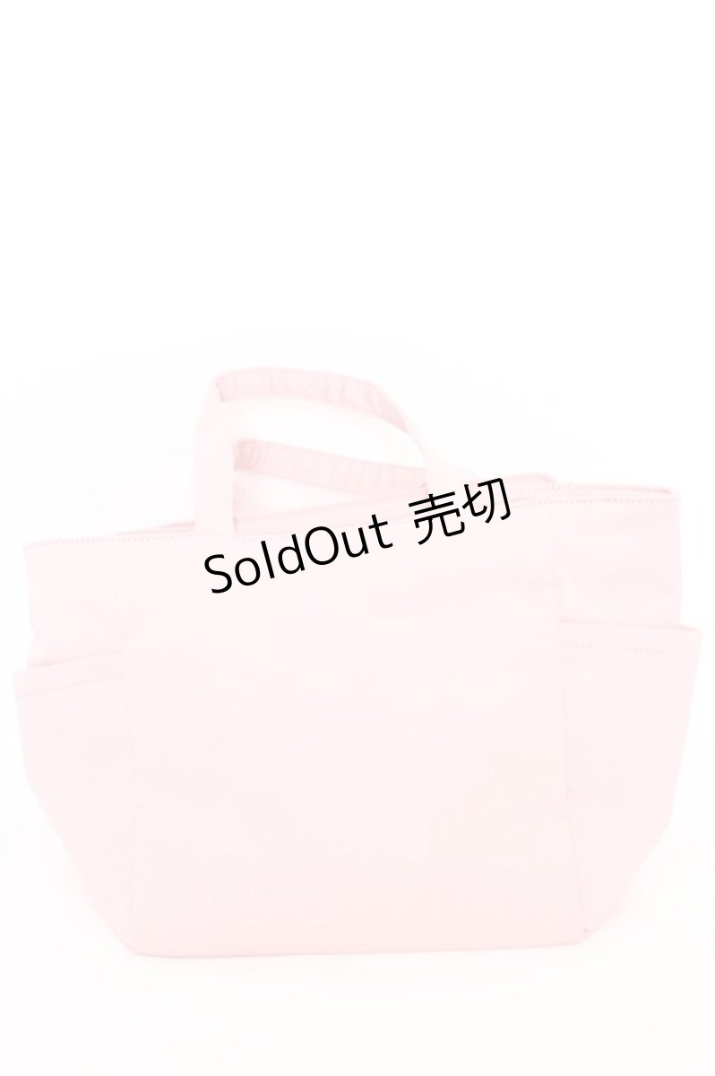 画像4: Maison de FLEUR / Bonbonribbon サイドポケットトートバッグ  ピンク O-25-08-02-1004-LO-BG-IG-ZT286 (4)