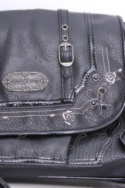 画像2: Ozz oneste / Rose Cantabile 2WAY ショルダーバッグ  ブラック O-25-08-02-1005-OO-BG-IG-OS