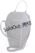 ATELIER PIERROT / "Nocturnal Grave" Vampire's Coffin Bag バッグ  ブラック×ブルー O-25-08-02-1007-EL-BG-IG-OS