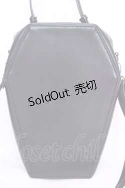 画像3: ATELIER PIERROT / "Nocturnal Grave" Vampire's Coffin Bag バッグ  ブラック×ブルー O-25-08-02-1007-EL-BG-IG-OS