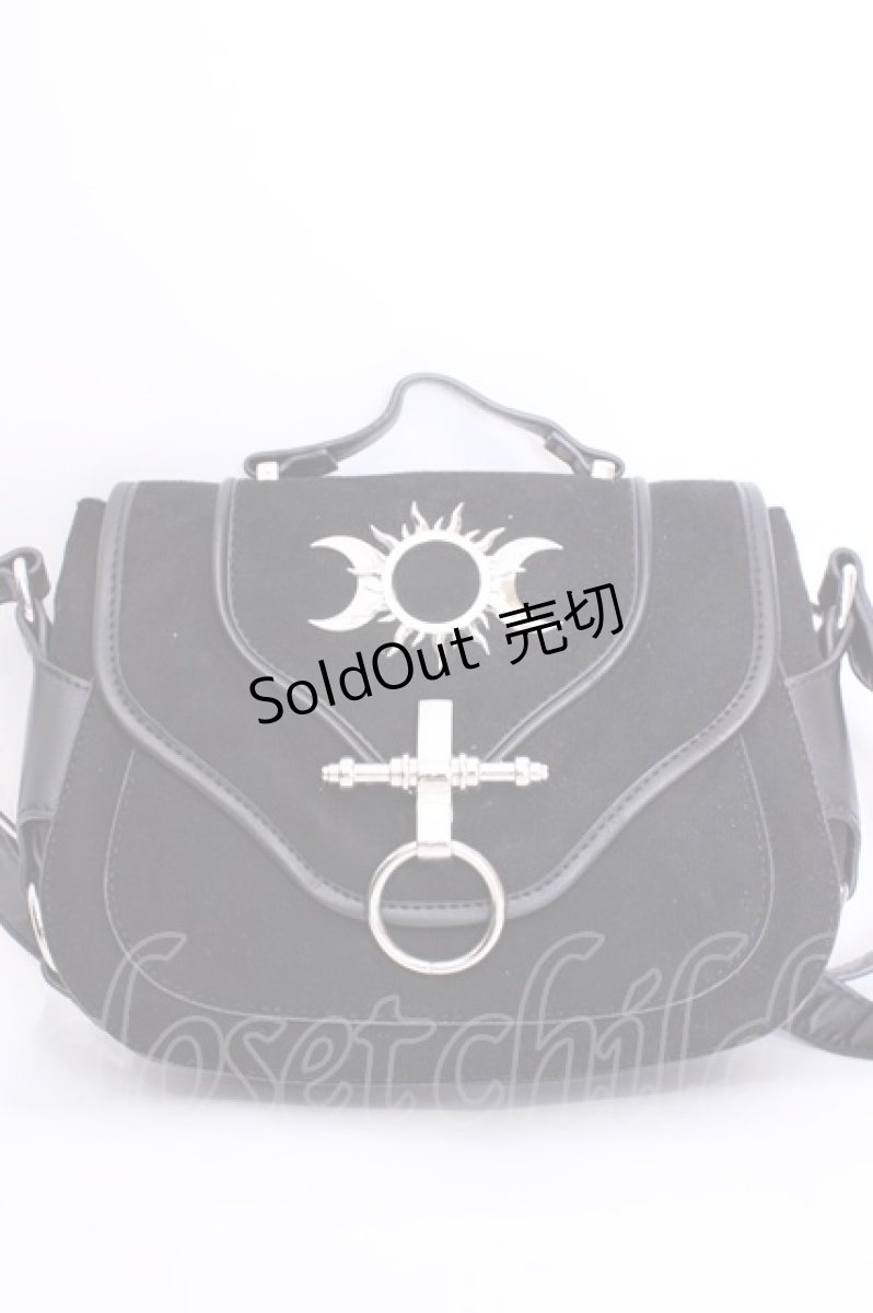 画像1: Restyle / Triple Goddess Bag バッグ  ブラック O-25-08-02-1009-GO-BG-IG-ZT286 (1)