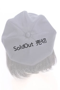 画像2: axes femme POETIQUE / 無地キャスケット帽 57.5cm ネイビー O-25-08-02-1011-AX-AC-IG-ZT335