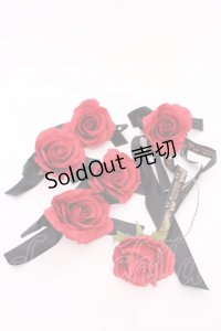 metamorphose / 薔薇コサージュセット  レッド O-25-08-02-1020-ME-AC-IG-OS