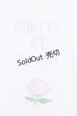 画像2: Katie / PRETTY AT HEART skate socks ソックス  シロ×ピンク O-25-08-02-1022-LO-ZA-IG-ZT450