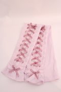 axes femme POETIQUE / レースアップＵＶグローブ  ピンク O-25-08-02-1027-AX-ZA-IG-OS