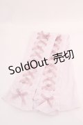 axes femme POETIQUE / レースアップＵＶグローブ  ピンク O-25-08-02-1027-AX-ZA-IG-OS