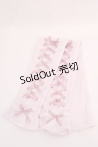 axes femme POETIQUE / レースアップＵＶグローブ  ピンク O-25-08-02-1027-AX-ZA-IG-OS
