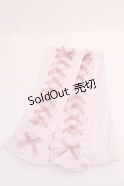 画像1: axes femme POETIQUE / レースアップＵＶグローブ  ピンク O-25-08-02-1027-AX-ZA-IG-OS
