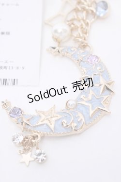 画像2: axes femme / モチーフバッグチャーム  サックス　×ゴールド O-25-08-02-1028-AX-ZA-IG-OS