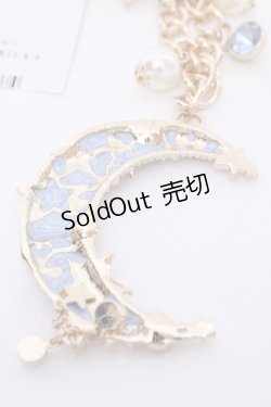 画像3: axes femme / モチーフバッグチャーム  サックス　×ゴールド O-25-08-02-1028-AX-ZA-IG-OS