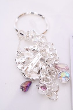 画像2: axes femme / 紫陽花ブローチバッグチャーム  シルバー O-25-08-02-1030-AX-ZA-IG-OS