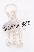 axes femme / 紫陽花ブローチバッグチャーム  ゴールド O-25-08-02-1032-AX-ZA-IG-OS