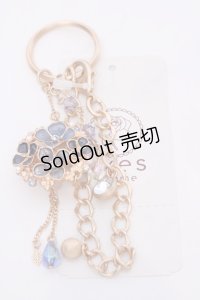 axes femme / 紫陽花ブローチバッグチャーム  ゴールド O-25-08-02-1032-AX-ZA-IG-OS