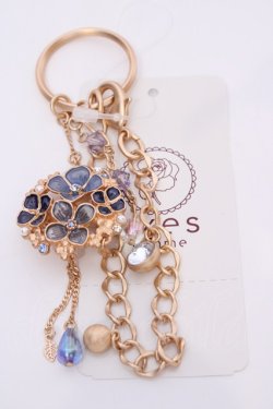 画像1: axes femme / 紫陽花ブローチバッグチャーム  ゴールド O-25-08-02-1032-AX-ZA-IG-OS