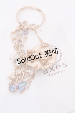 画像2: axes femme / 紫陽花ブローチバッグチャーム  ゴールド O-25-08-02-1032-AX-ZA-IG-OS