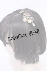 axes femme / レースビジューヘアバンド  クロ O-25-08-02-1035-AX-AC-IG-OS