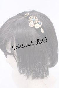 axes femme / レースビジューヘアバンド  クロ O-25-08-02-1035-AX-AC-IG-OS