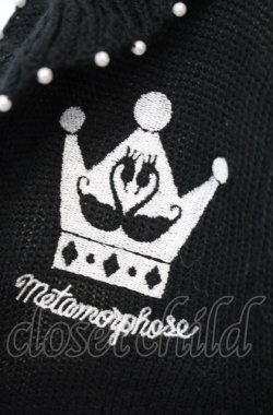 画像2: metamorphose / 刺繍入りフリルボレロ  ブラック O-25-08-02-063-ME-TO-IG-OS