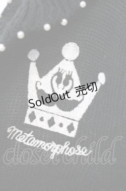 画像2: metamorphose / 刺繍入りフリルボレロ  ブラック O-25-08-02-063-ME-TO-IG-OS