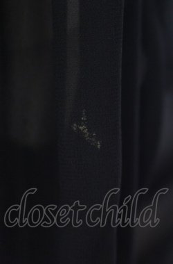 画像4: metamorphose / 刺繍入りジョーゼットブラウス  クロ O-25-08-02-084-ME-BL-IG-OS
