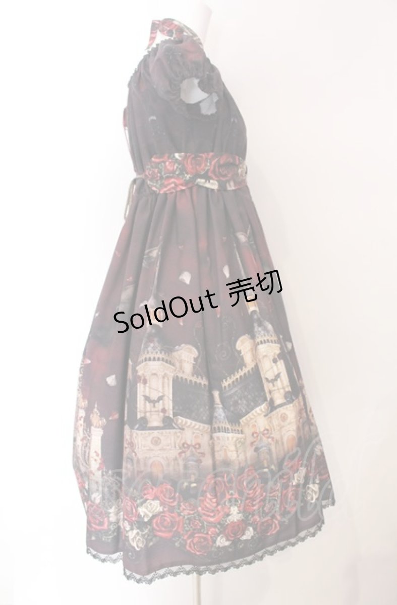画像3: Enchantlic Enchantilly / 幻影薔薇城〜コウモリ公爵からの招待状〜ワンピース  赤い夜 O-25-08-02-008-LO-OP-OW-OS (3)