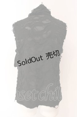 画像3: ACDC RAG / スカルプリントオパールダメージタンクトップ  ブラック O-25-08-02-092-PU-TO-IG-OS