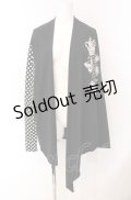 HELL CAT PUNKS / スカルptカットトッパーカーディガン  ブラック O-25-08-02-095-PU-TO-IG-OS