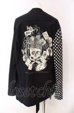 画像3: HELL CAT PUNKS / スカルptカットトッパーカーディガン  ブラック O-25-08-02-095-PU-TO-IG-OS