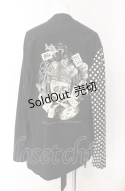 画像3: HELL CAT PUNKS / スカルptカットトッパーカーディガン  ブラック O-25-08-02-095-PU-TO-IG-OS