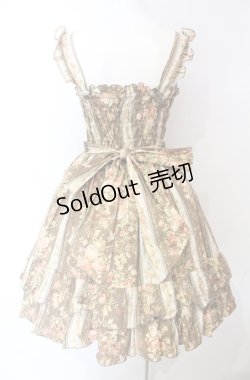 画像5: metamorphose / 花柄シャーリングジャンパースカート  ブラウン O-25-08-02-011-ME-OP-IG-OS
