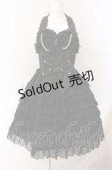 Angelic Pretty / ジョーゼットフリルシンフォニージャンパースカート  クロ O-25-08-02-014-AP-OP-IG-OS