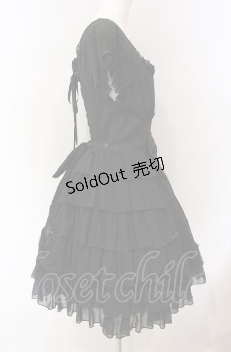 画像3: Angelic Pretty / サイドフリルフェアリーワンピース  クロ O-25-08-02-015-AP-OP-IG-OS (3)
