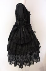 画像4: metamorphose / ラッパ袖ベビードール（2007）  クロ オーガンジー O-25-08-02-016-ME-OP-IG-OS (4)