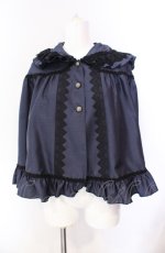 画像1: Enchantlic Enchantilly / ローズレースシャンタンケープ  ブルー O-25-08-02-023-LO-TO-OW-OS (1)