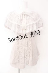 Secret Honey / バイカラーラッフル半袖セットアップ  ピンク O-25-08-05-001-CA-OP-IG-OS