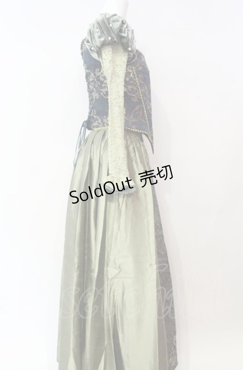 画像3: Secret Honey / Library Dress (Beauty and the Beast ver.) 2 グリーン O-25-08-05-029-CA-OP-YM-ZT451 (3)