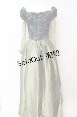 画像4: Secret Honey / Library Dress (Beauty and the Beast ver.) 2 グリーン O-25-08-05-029-CA-OP-YM-ZT451